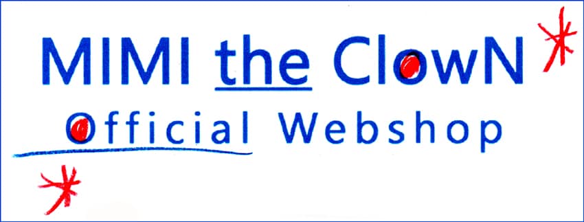 Bannière du webshop en ligne de MIMI the Clown